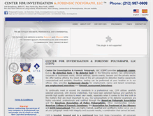 Tablet Screenshot of forensicpolygraph.com